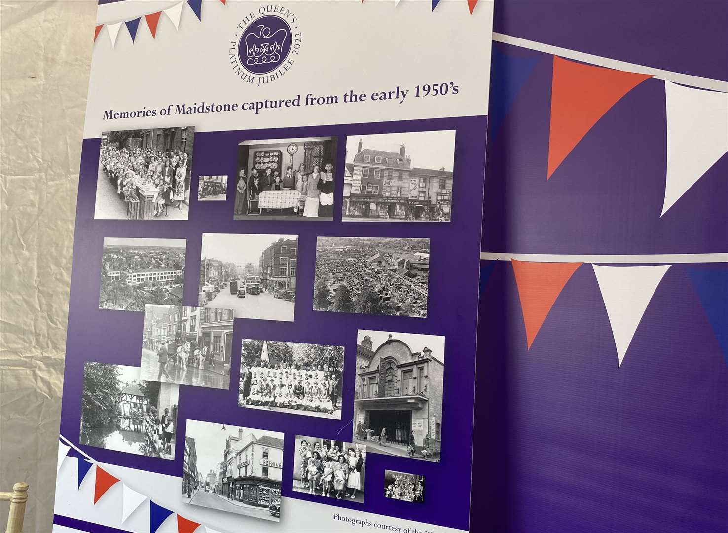 Archive photos captured from the early 1950's were on display