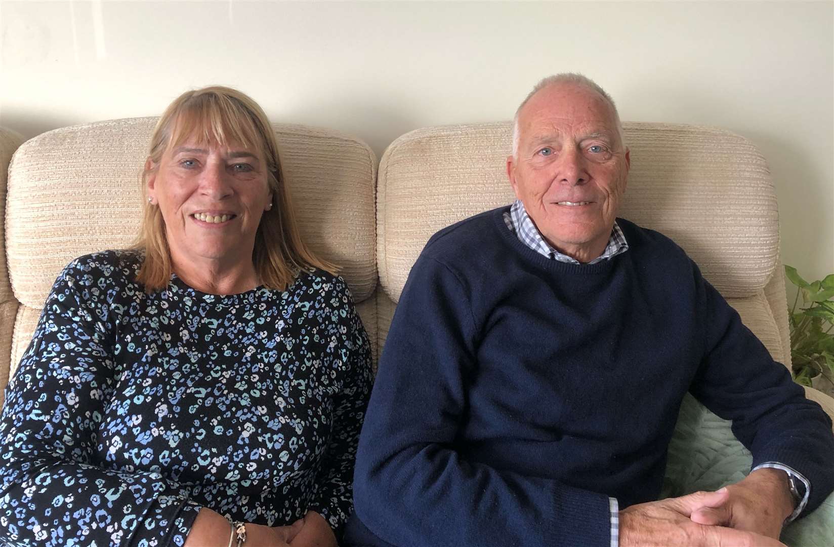 Norman and Carole Garrud enjoy living next to an Airbnb in South Road, Hythe, one of the district's second home hotspots