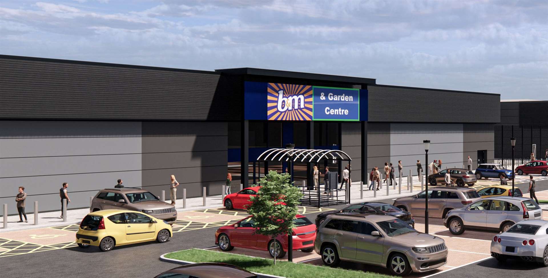 The development at Altira Business Park in Herne Bay would also include a B&M store