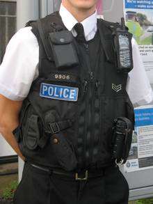 police kent intimidated public officer paramilitary claims candidate uniforms chief kentonline