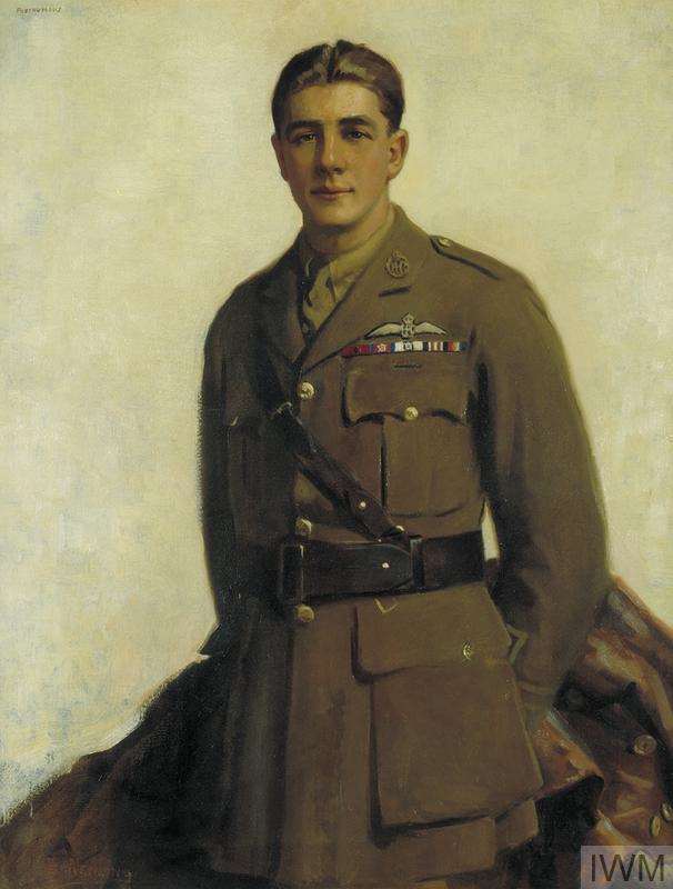 Major J B McCudden, VC, SO, MC, MM, RFC, 1919. Picture: Imperial War Museum