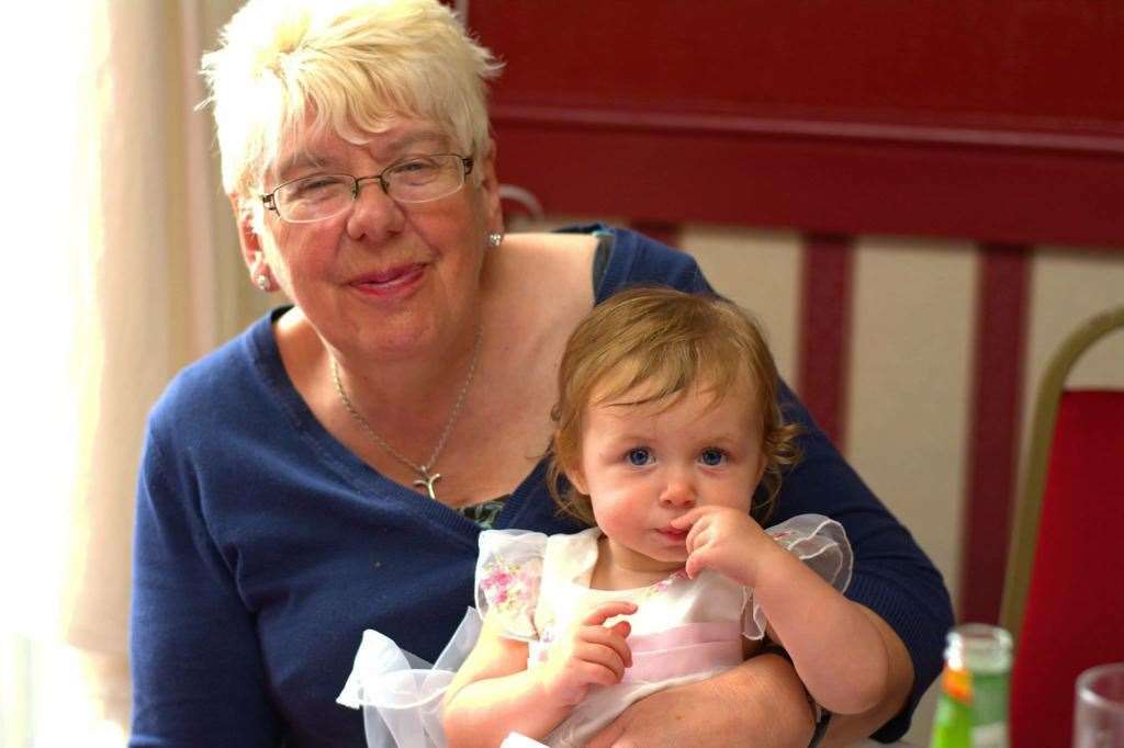 Sylvia and granddaughter Evie