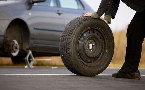 Repairing a puncture is additionally complicated without a spare wheel. Image: iStock.