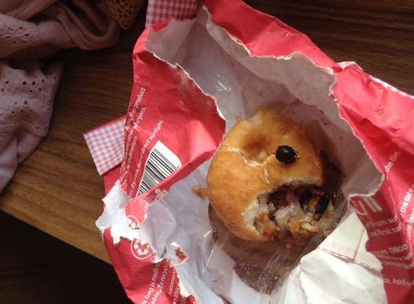 A 'massive crunch' is the last thing you want to hear when biting into a jam doughnut