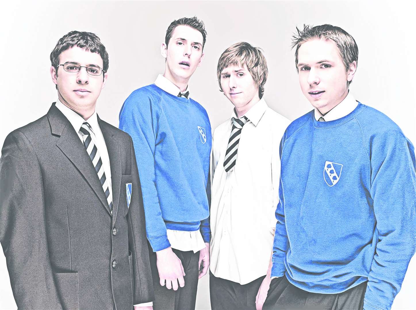 The cast of the Inbetweeners. Picture: Channel 4