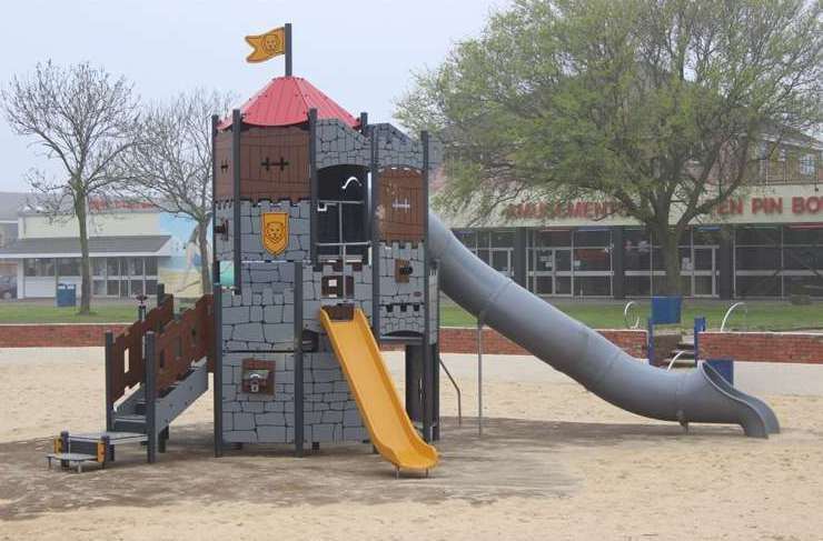 Beachfields Play Area in Sheerness before the fire. Picture: John Nurden