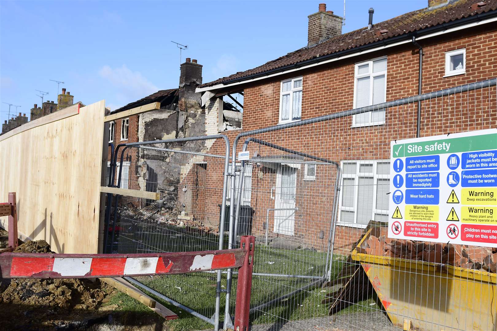 One person remains in a life-threatening condition following the blast. Picture: Barry Goodwin