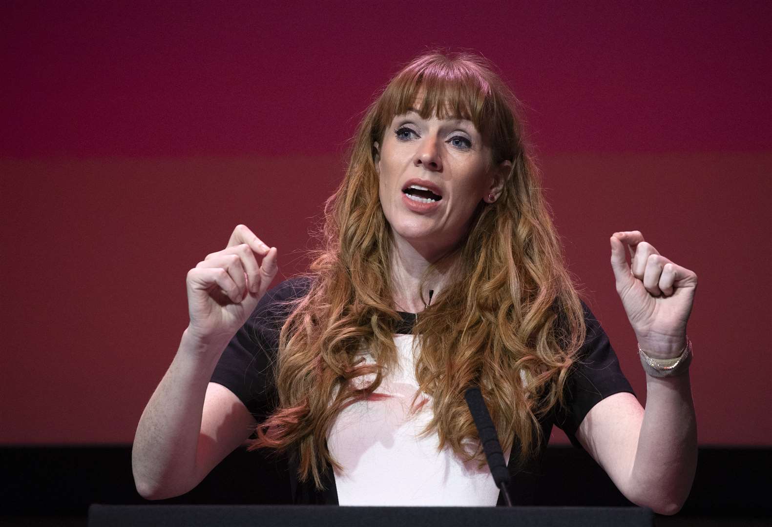 Angela Rayner during the Labour deputy leadership hustings at the SEC centre, Glasgow (Jane Barlow/PA)