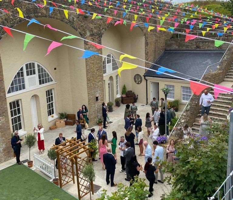 A wedding reception was held at the casemates at the Citadal earlier this month. Picture: Kim de Min