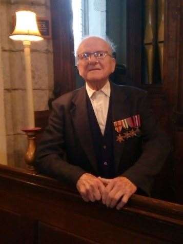 Mr Caudwell was proud of his service with a tank regiment during the Second World War