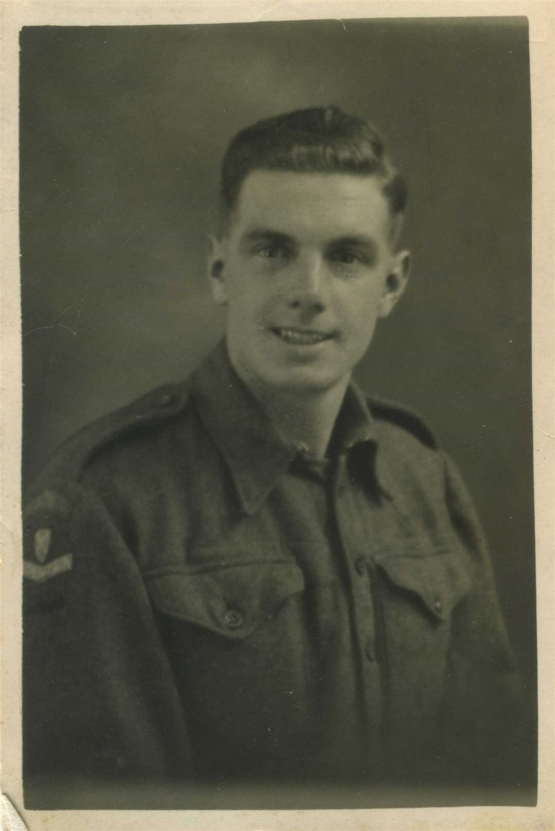Charlie Pallett as a young serviceman