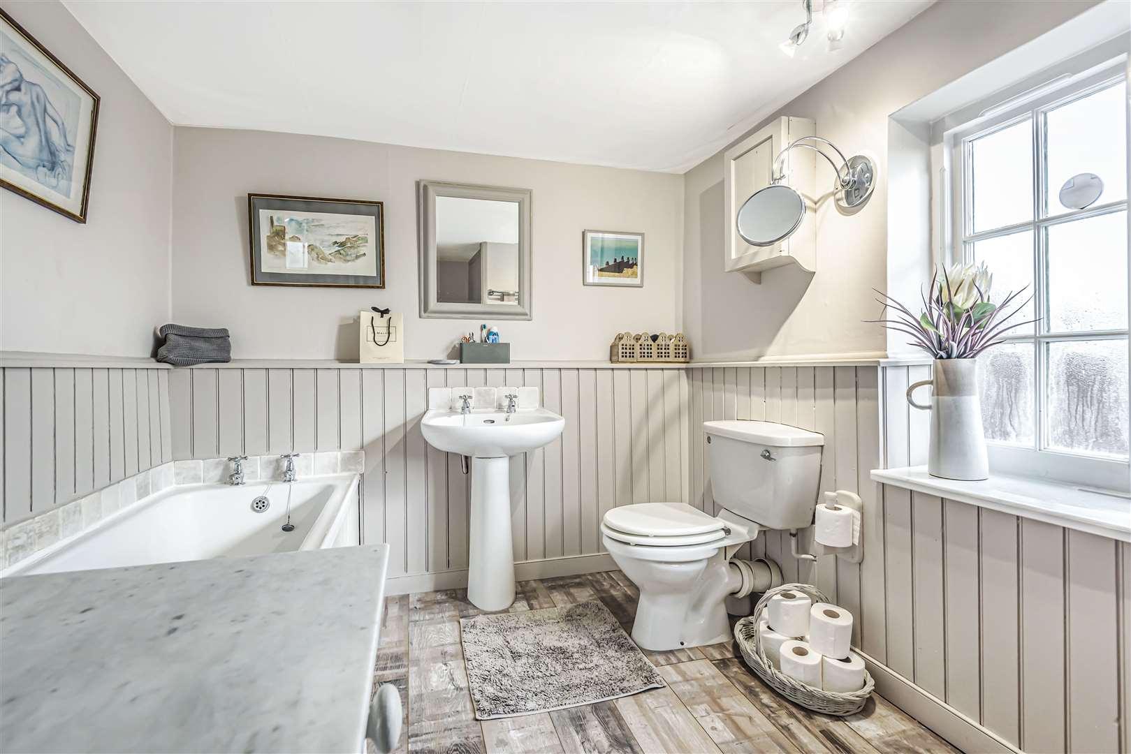 A bathroom at the Old Butchers Shop in Sutton Valence Picture: Lambert & Foster