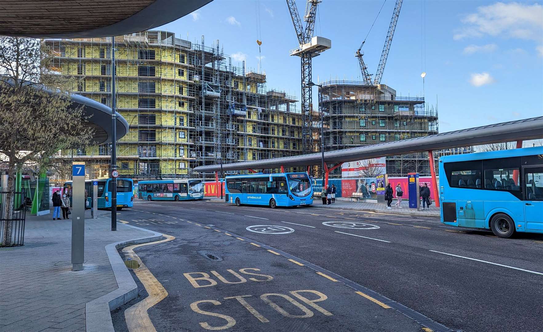 The bus station in Chatham