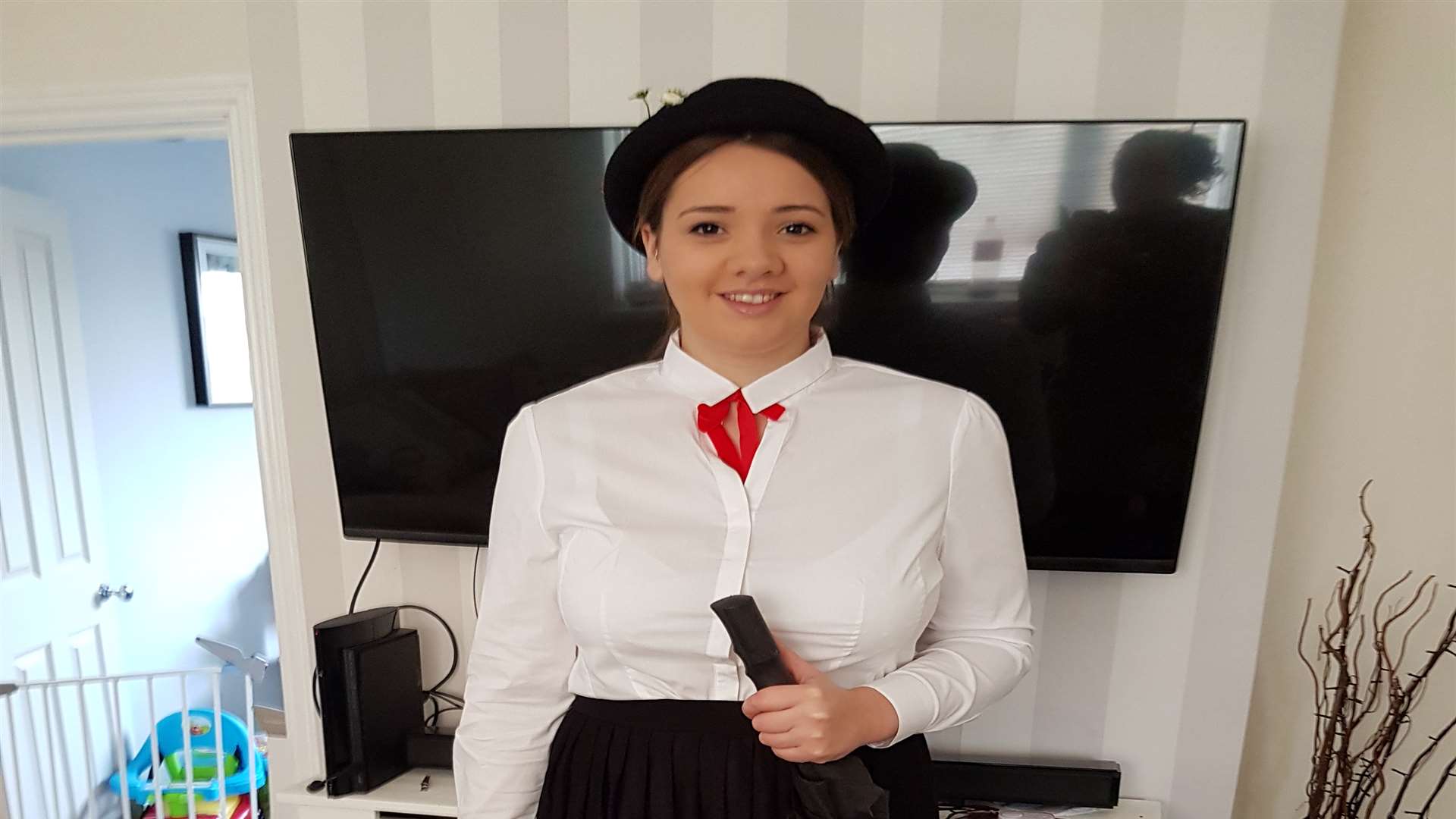 Megan Davis off to teach at school as Mary Poppins
