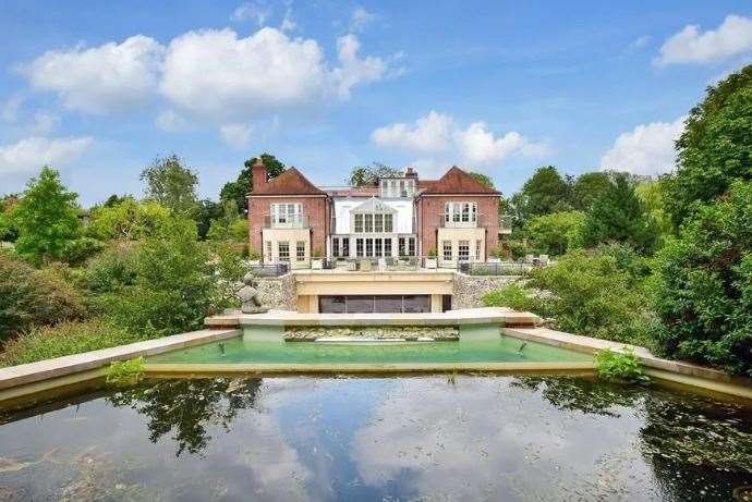 This spectacular house is in the quiet village of Stelling Minnis. Picture: Fine and Country