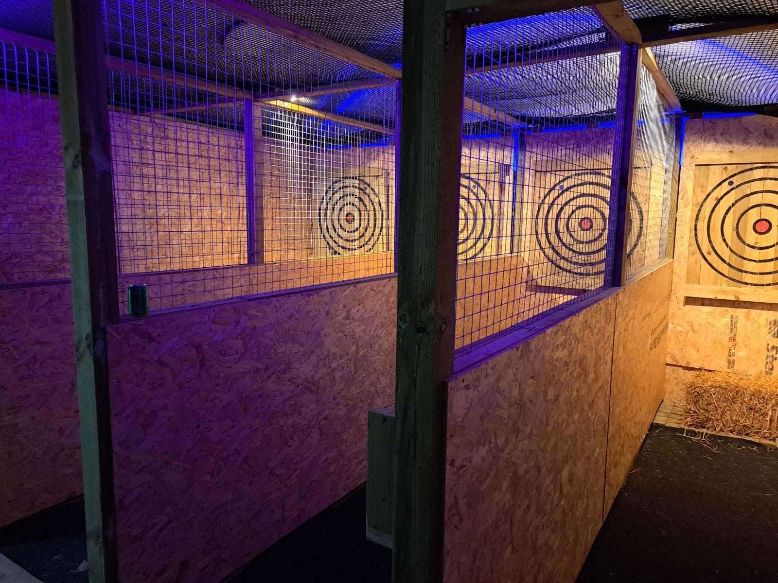 Rainham couple Lewis and Kathy Hickman are opening Medway's first axe throwing centre, TBV Axe Masters, at Fort Luton tomorrow