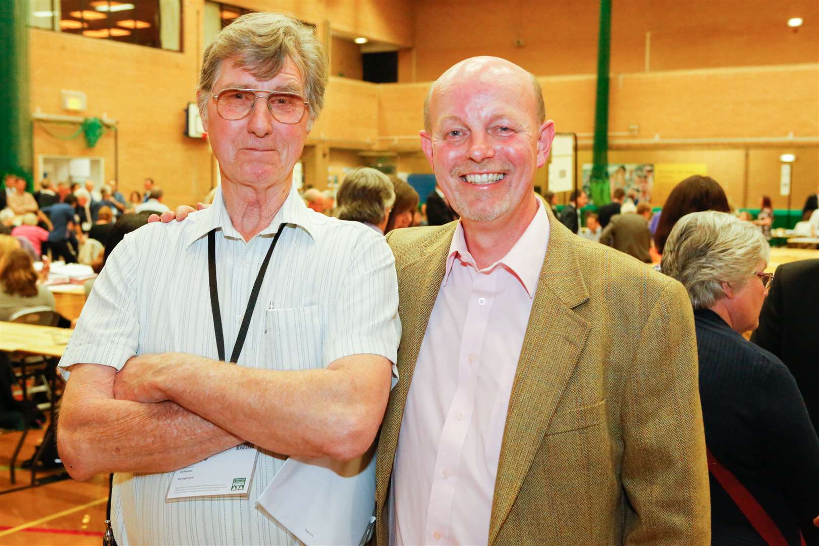 Mike Taylor and Tim Shaw (Ind) elected for Borough Green and Long Mill. Picture: Matthew Walker