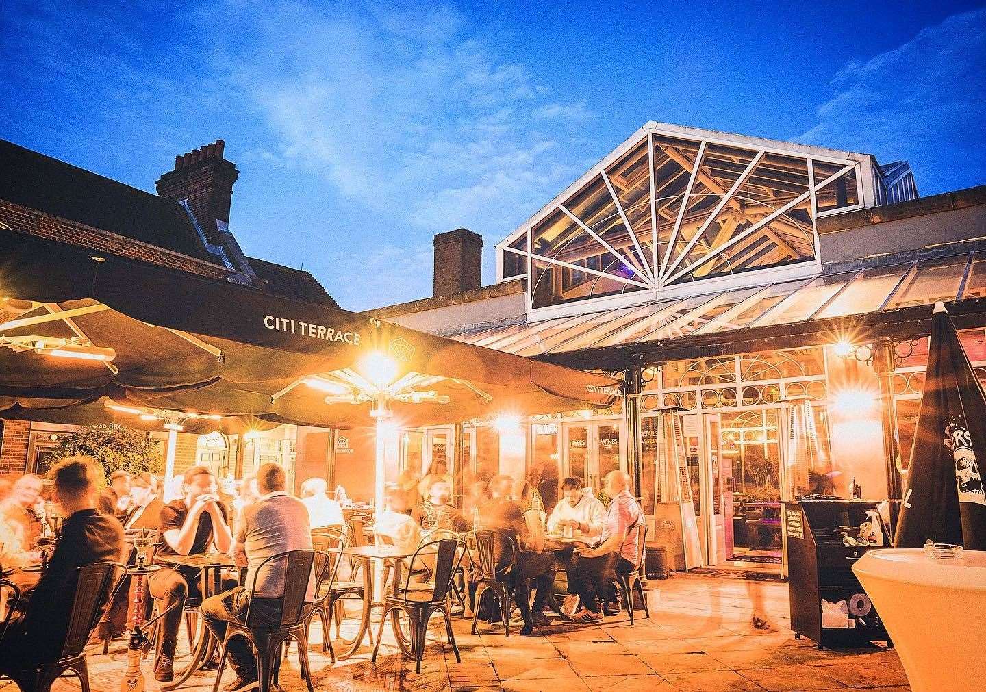 Get lost in the city atmosphere at the rooftop bar at Citi Terrace in Canterbury. Picture: Facebook/Citi Terrace