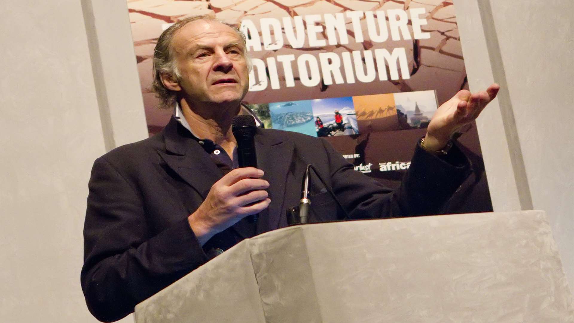 The Adventure Travel Show, which has featured Sir Ranulph Fiennes as a speaker, is held at Olympia in London