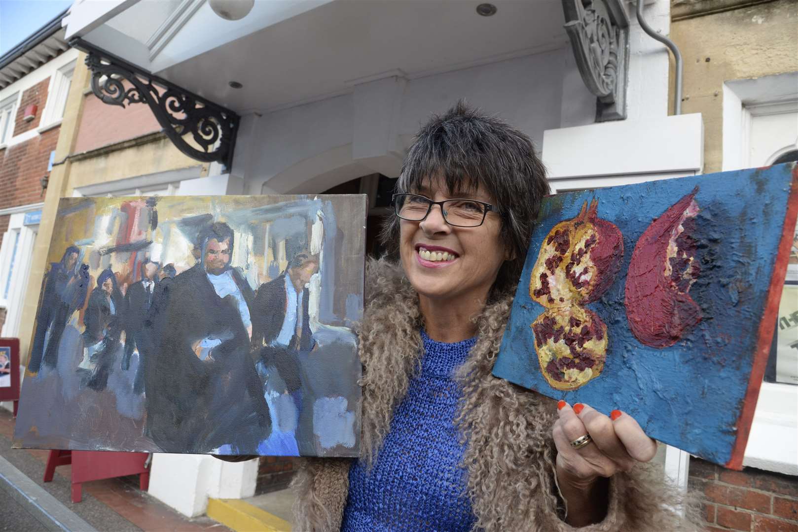 Penny Bearman pictured when she previously exhibited at the Astor Theatre in 2016