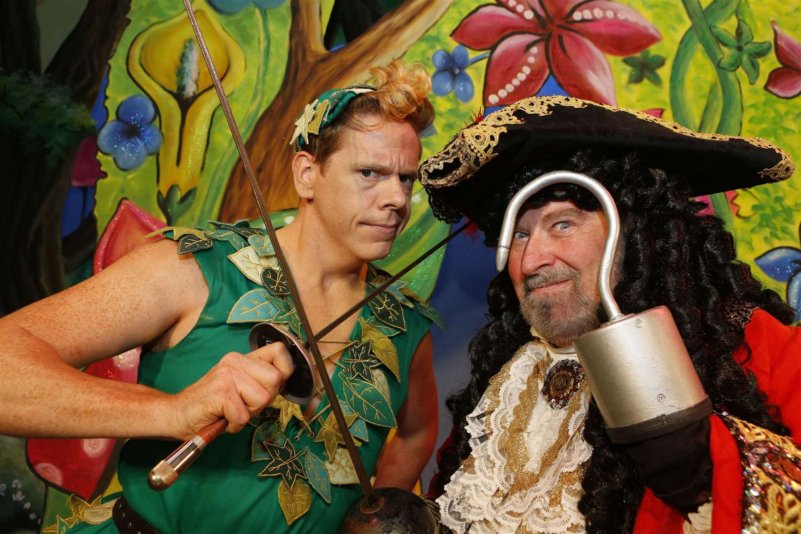 Last year's panto stars at the Assembly Hall Theatre, Lloyd Warbey and Paul Bradley Picture: Andy Jones