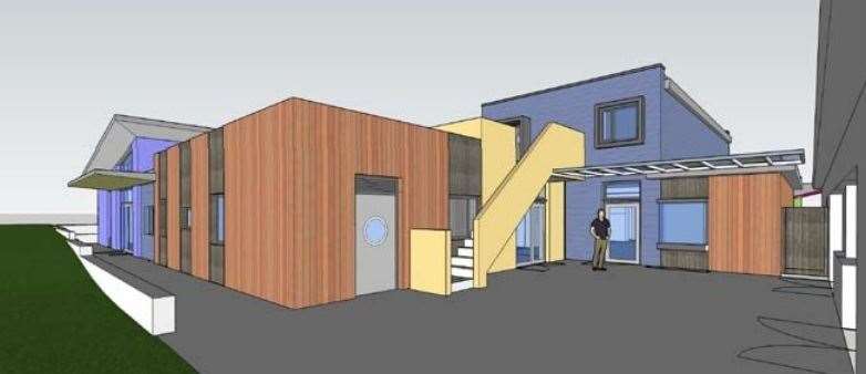The community centre expansion plans. Pic: Judge Architects Ltd
