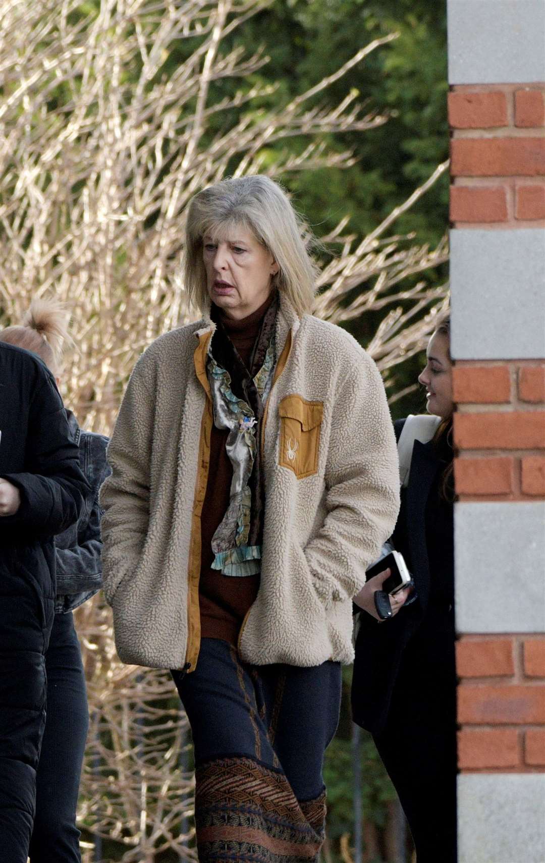 Karen Beale arrives at Canterbury Crown Court on Wednesday 24th January 2024.Picture: Barry Goodwin