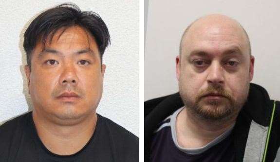 Xieng Ly and Warren Wright were locked up last month. Picture: Met Police