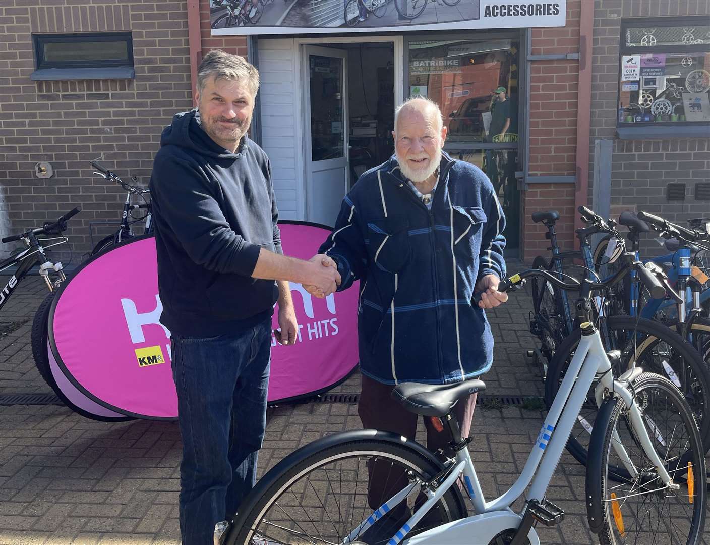Gavin at Homewood Cyles was happy to help Mr Fagg get a new bike