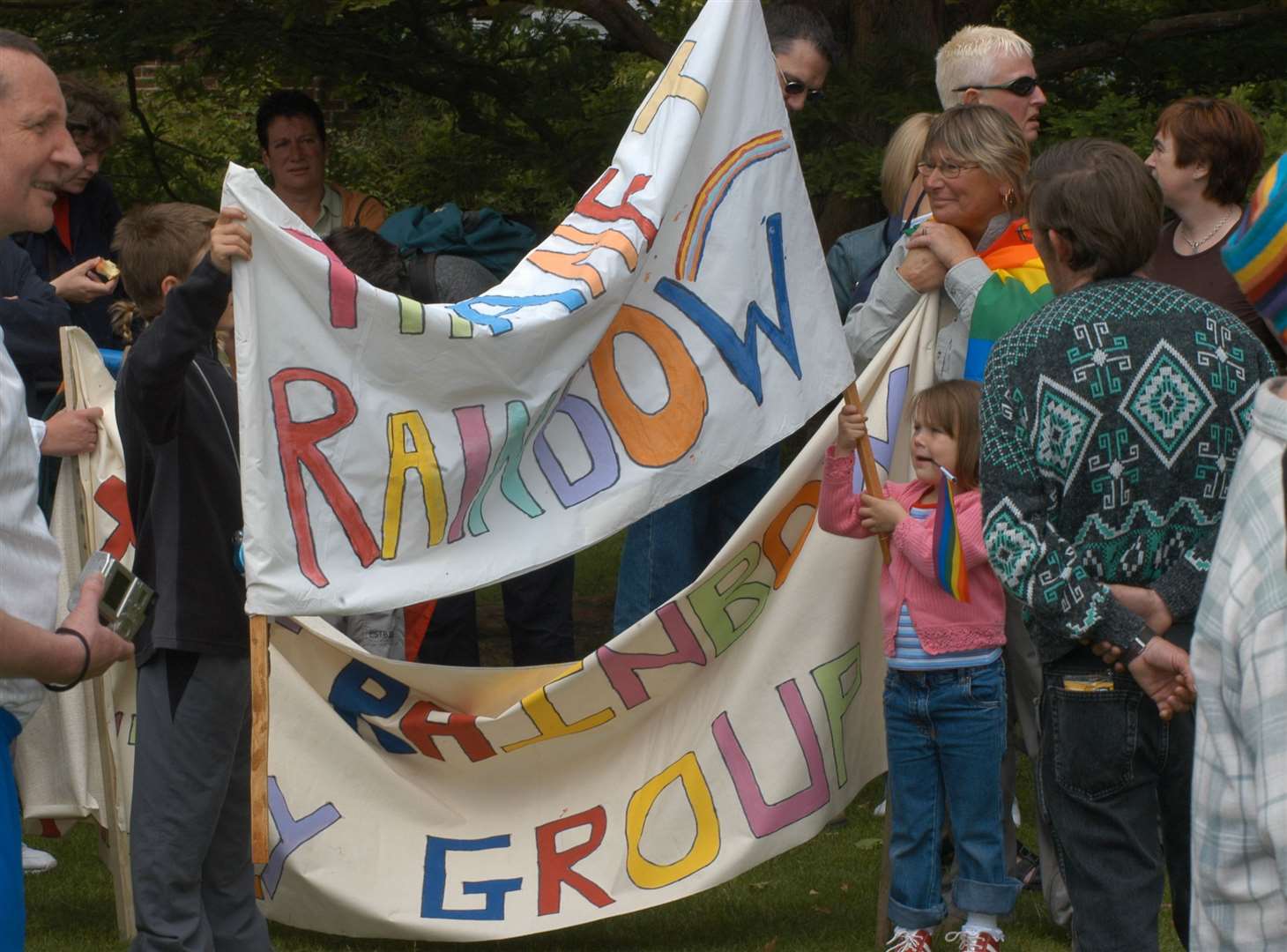 Photos from the first Canterbury Pride in 2005. Picture: Barry Duffield