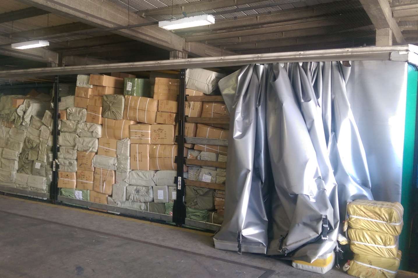 A consignment of goods was seized at Dover
