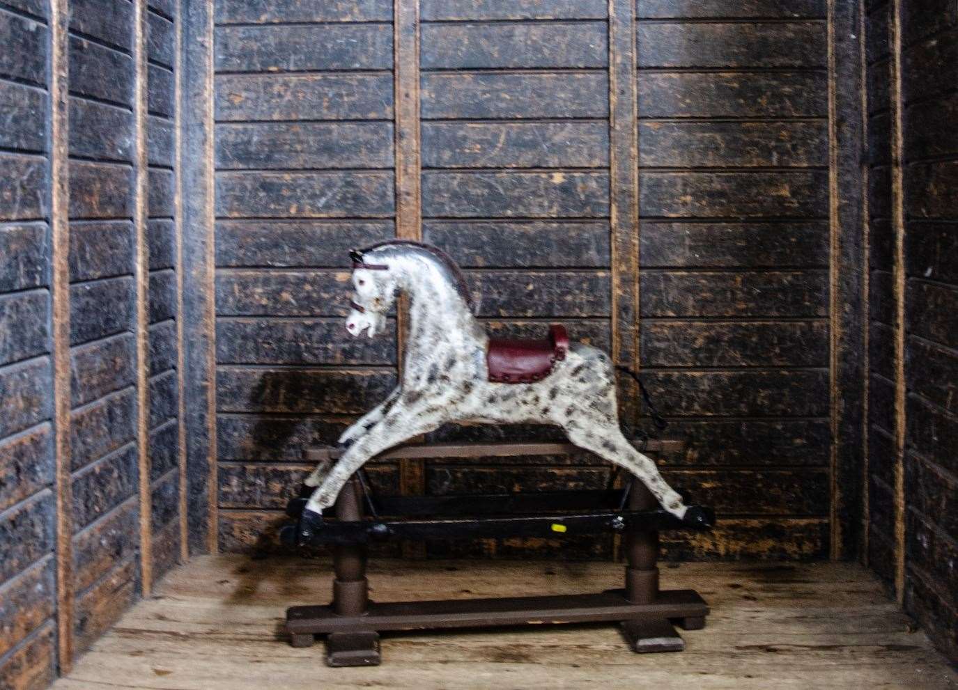 The mum who inherited the rocking horse is selling it – because her daughter has no interest in playing with it. Picture: Canterbury Auction Galleries