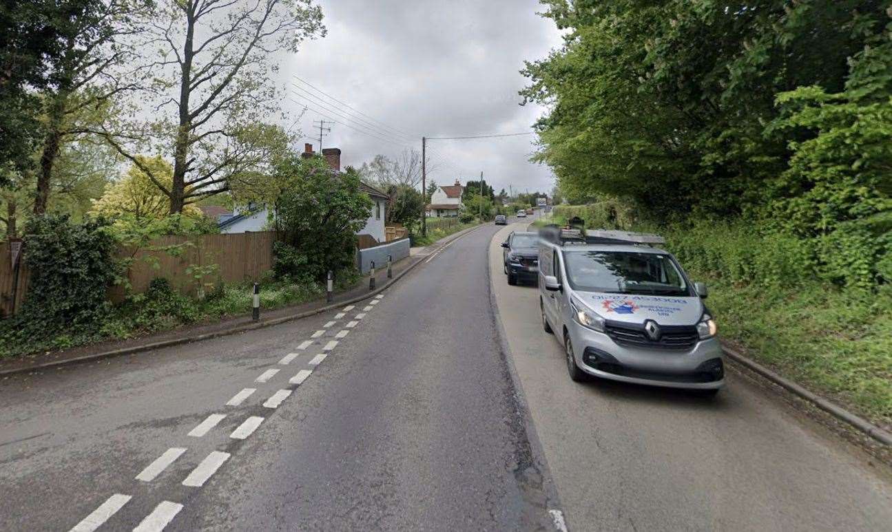 The crash happened on the A28 in Chartham near Shalmsford Street. Picture: Google