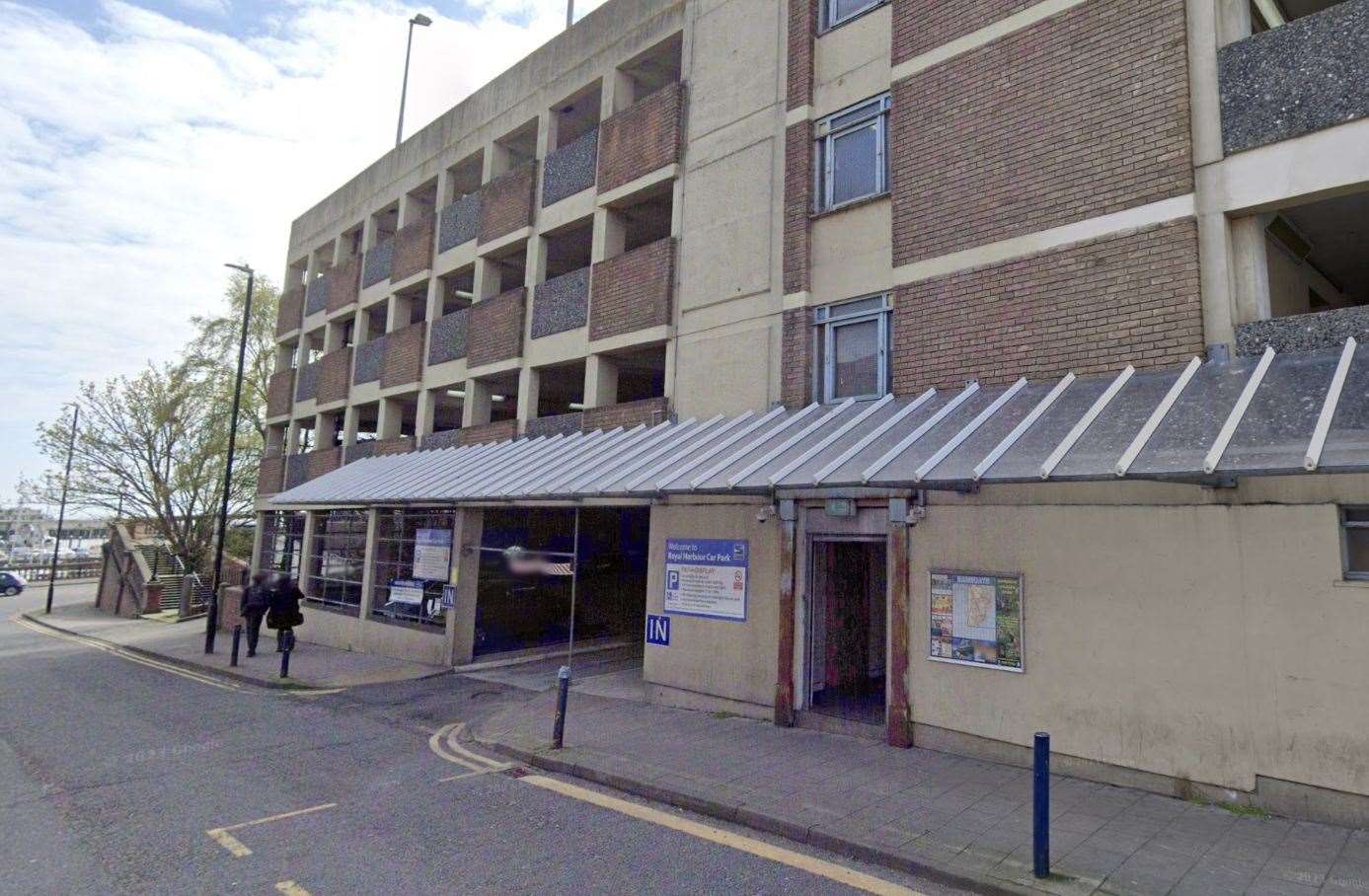 The man was discovered fighting for his life outside a car park in Leopold Street in Ramsgate. Picture: Google