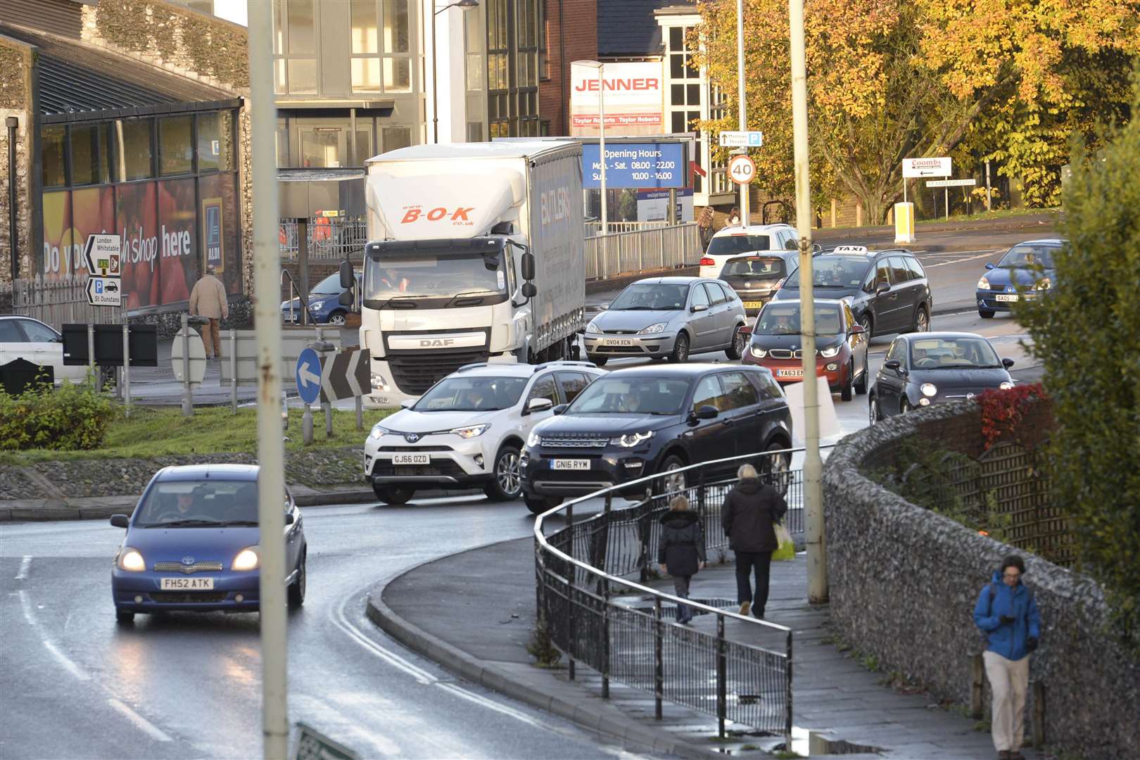 Traffic was named the "worst thing" about living in Canterbury. Picture: Chris Davey.