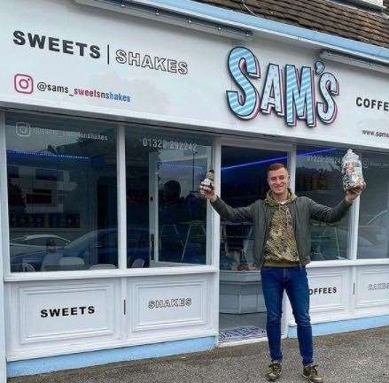 Sam's Sweets and Shakes is a new venture in Dartford for Sam Bantick. Picture: Sams_SweetsnShakes/Instagram