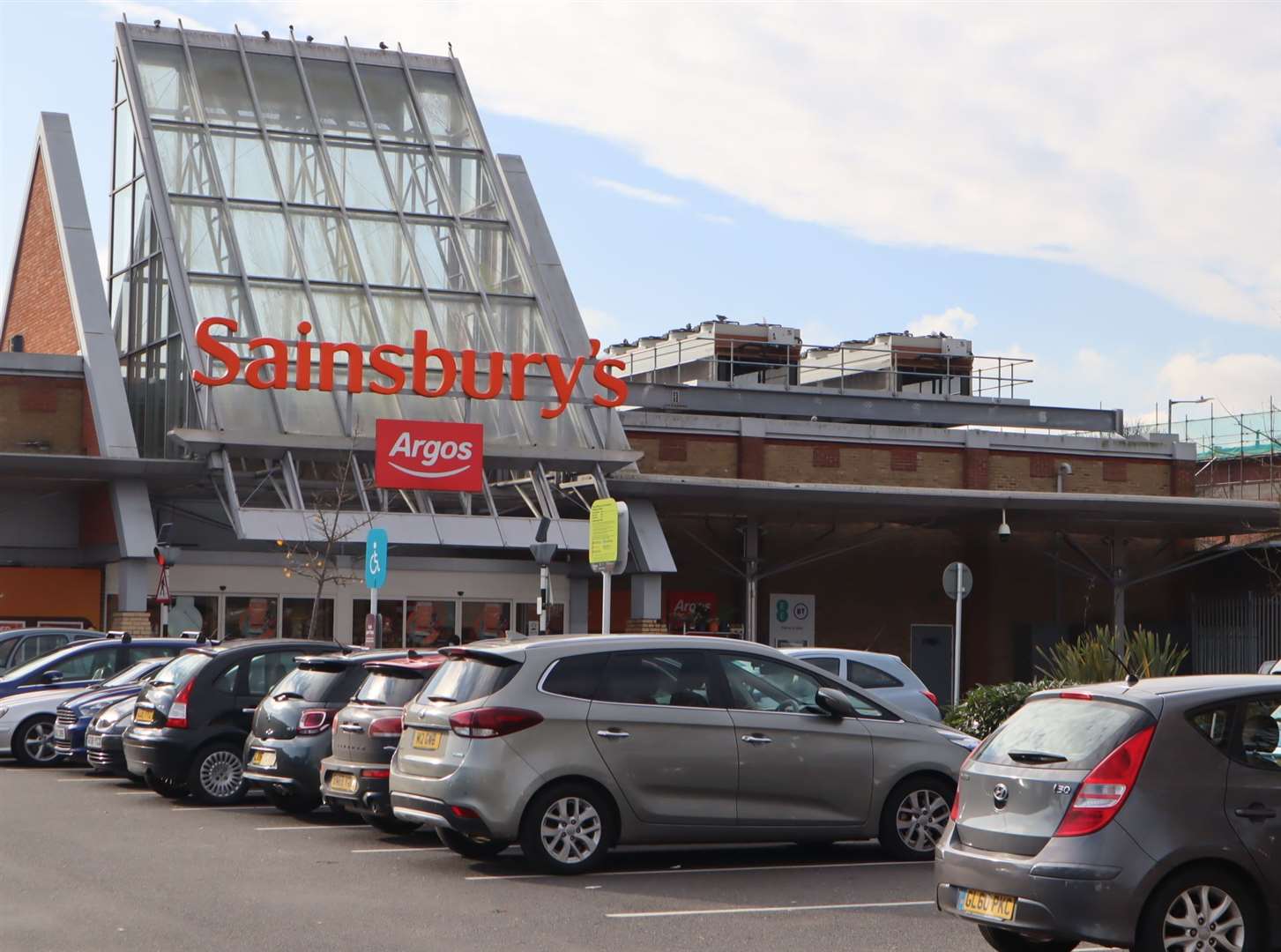 The distribution centre supplies Sainsbury's supermarket across the county
