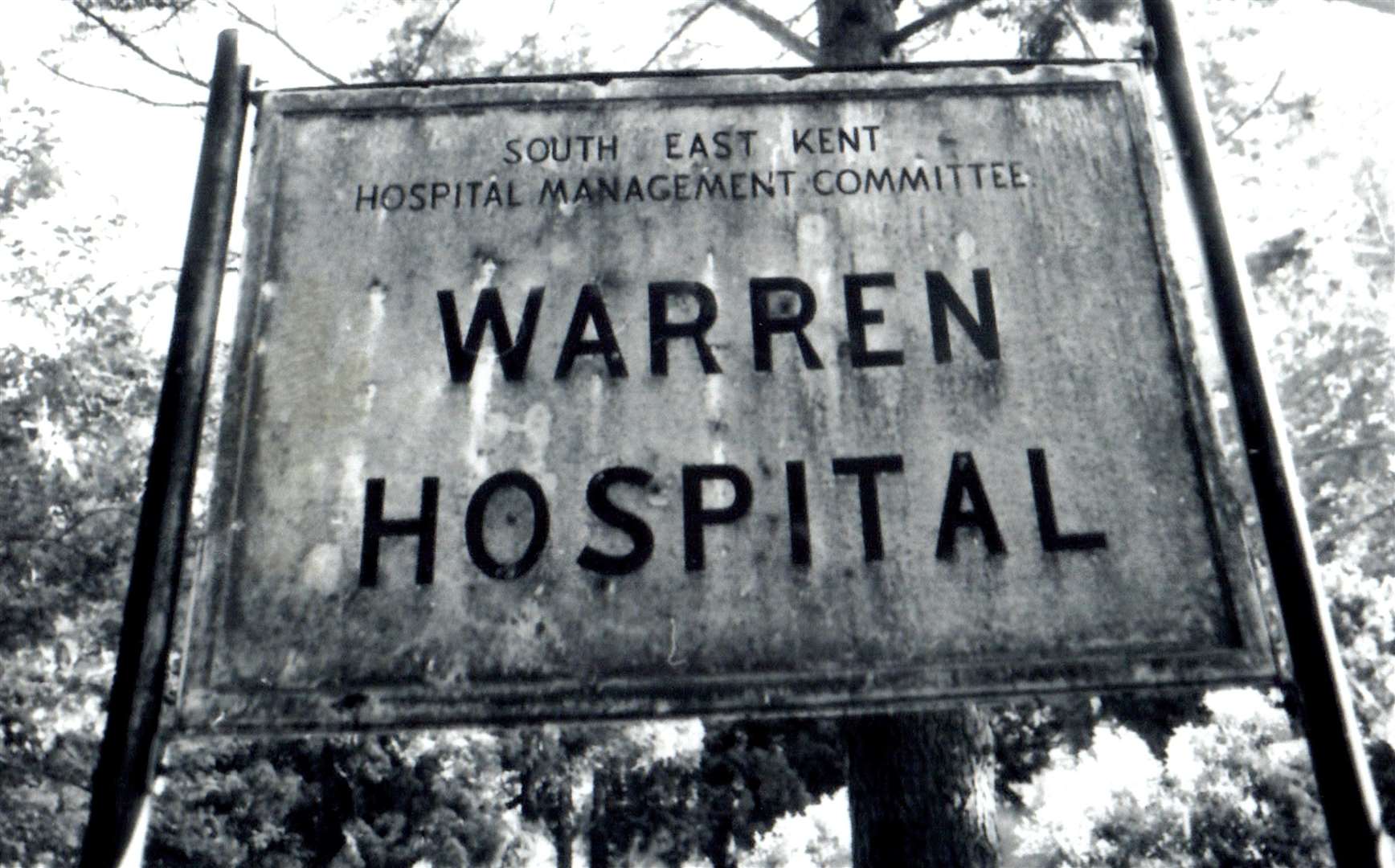 The entrance to the long-lost Warren Isolation Hospital after closure. Picture: John Olliver