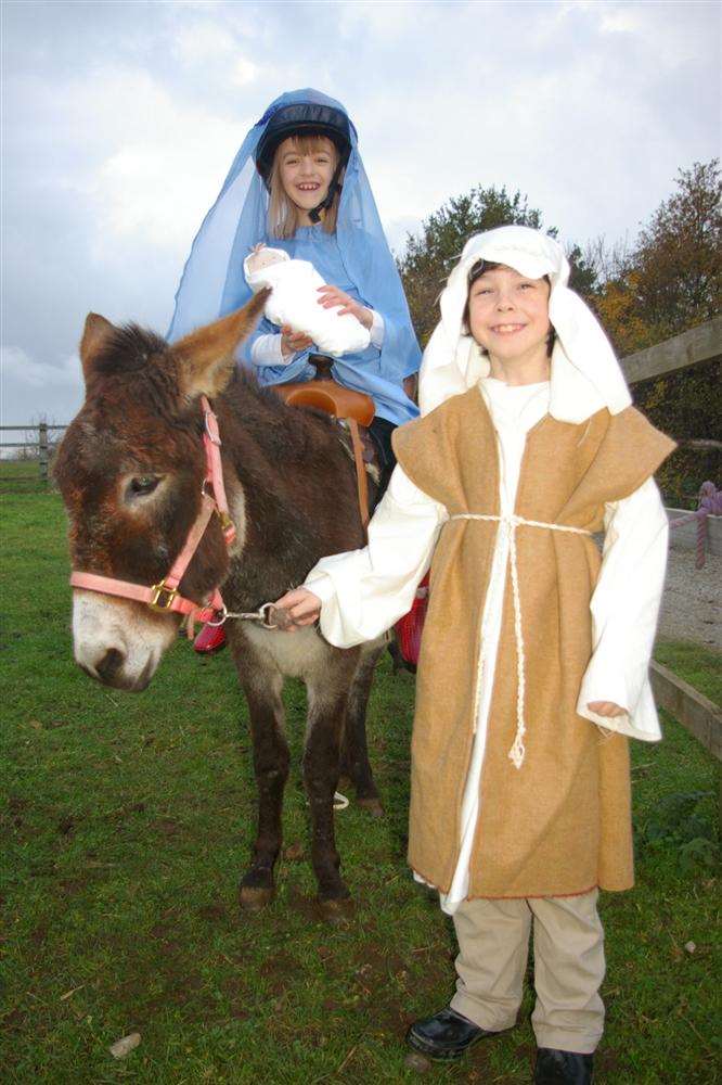 Living nativity at Kent Life