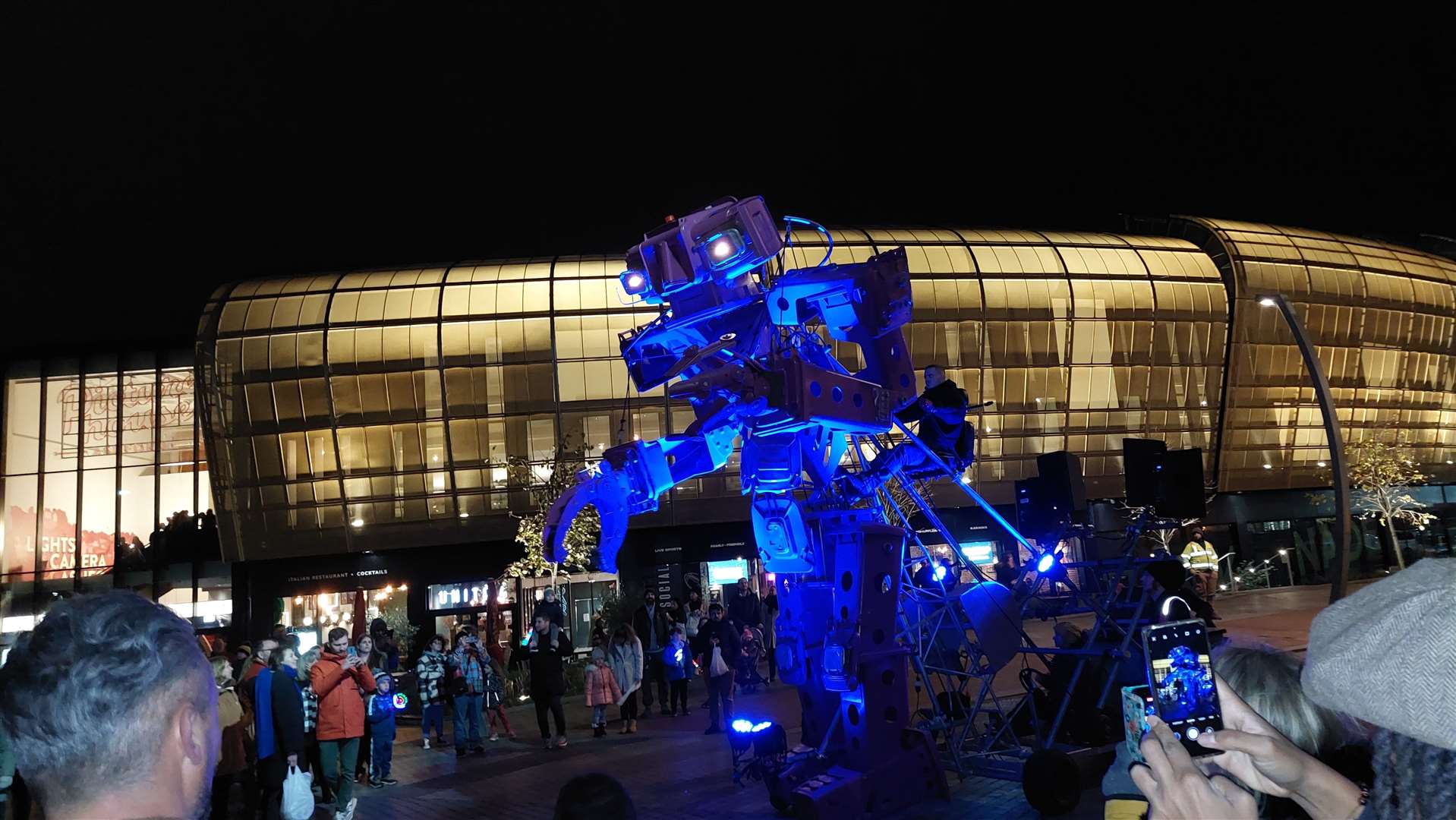 BinBot the giant robot puppet