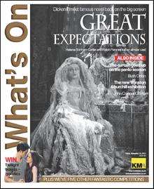 Helena Bonham Carter as Miss Havisham in Great Expectations stars on this week's What's On cover.
