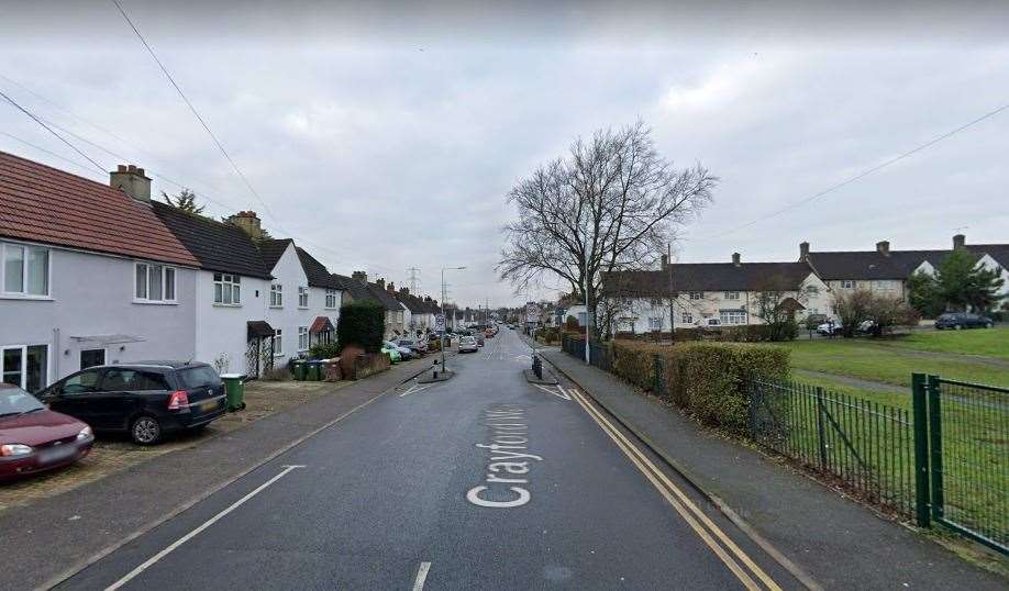 The attack happened in Crayford Way. Image: Google