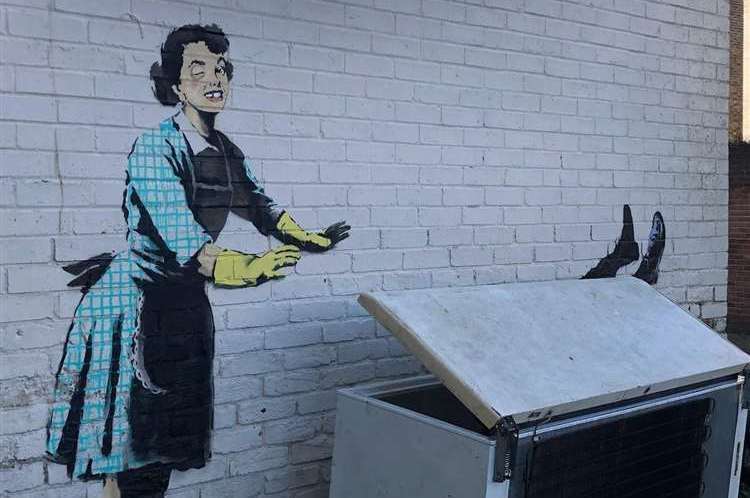 The Banksy is expected to stay in Margate