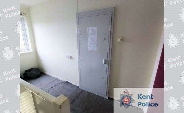 A flat in Birchington has been shut down following a spate of anti-social behaviour. Picture: Kent Police