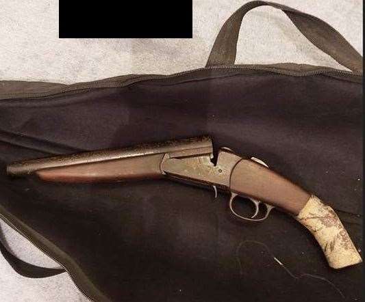 Robert Reading, of Castle Street, Wouldham has been charged after a Birmingham sawn-off shotgun was found at his address. He has been charged with allegedly possessing a prohibited firearm. Picture: National Crime Agency