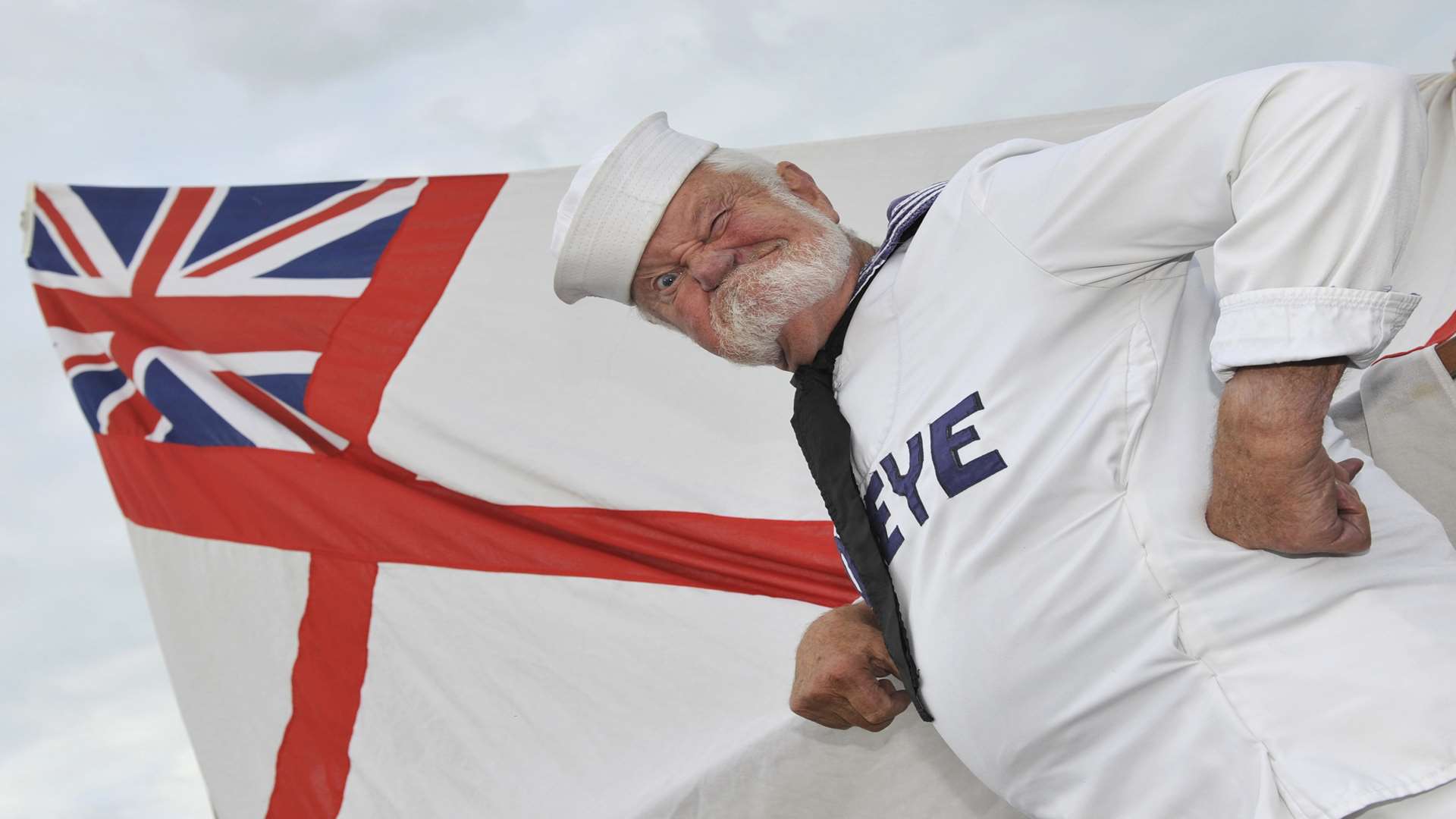 Ron Everett at Deal Carnival in 2015 when he said he would take part in the event until he was three figures and beyond