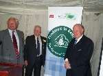 Robert Neame, Willie McKeever, chairman of Kent County Agricultural Society, and Cllr Alex King