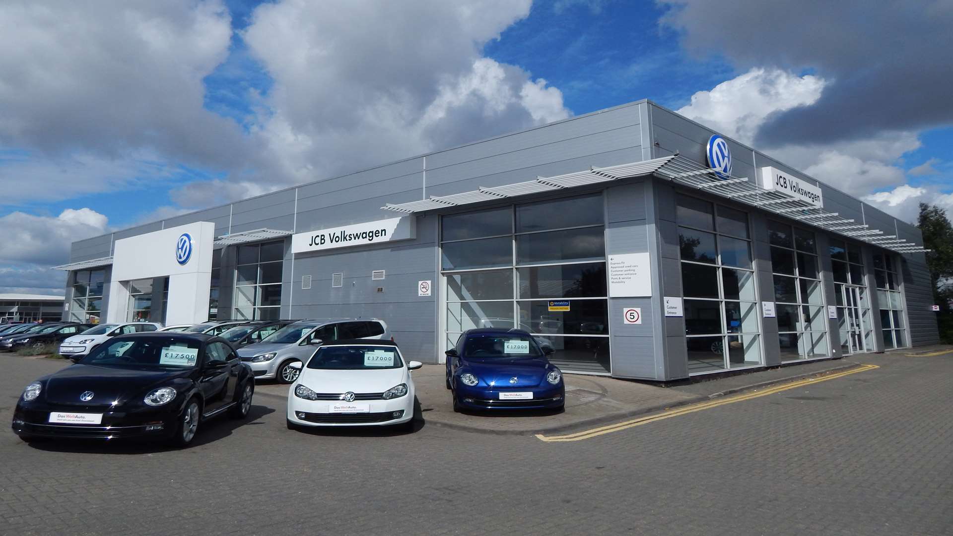 JCB Group's VW dealership in Ashford