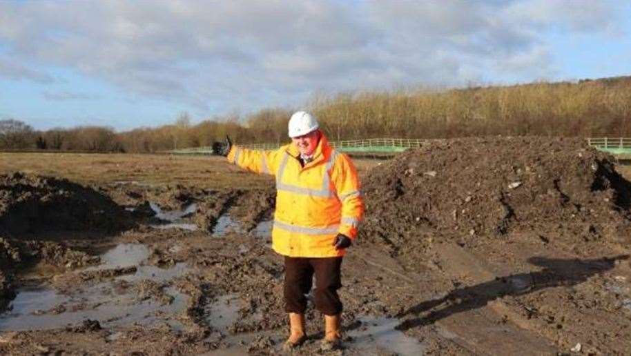 In February, work began on a new road for the former brickworks site