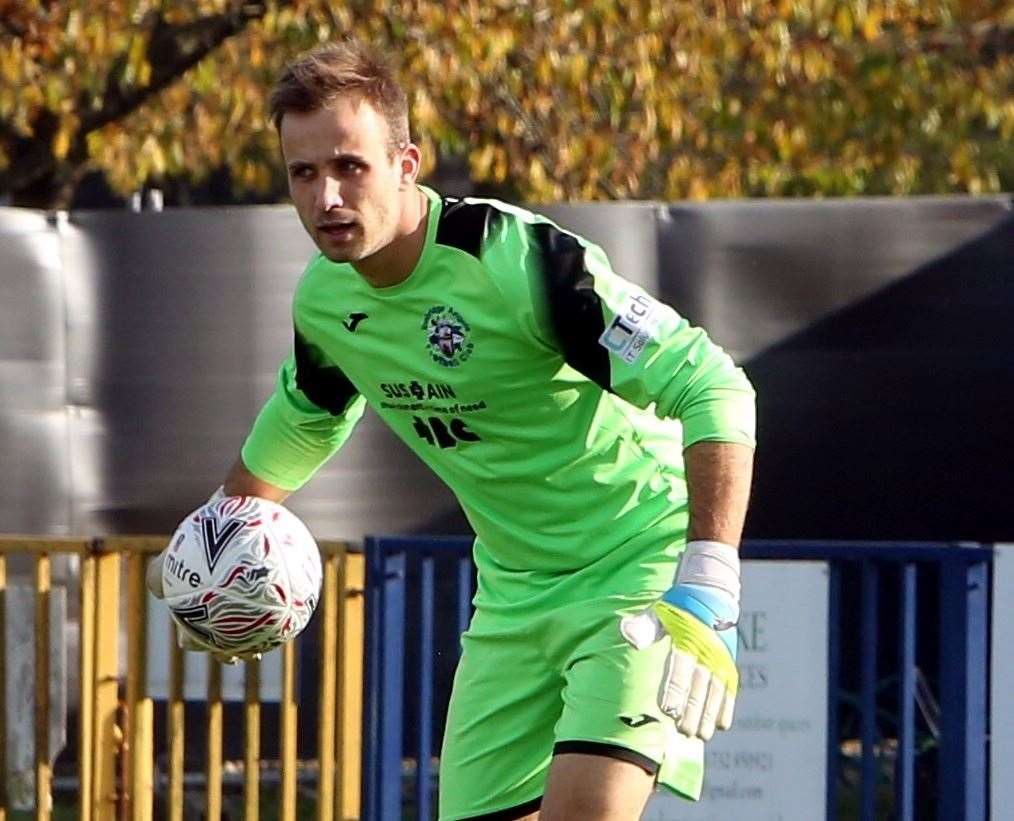 Goalkeeper Jonny Henly is staying at Tonbridge. Picture: Dave Couldridge